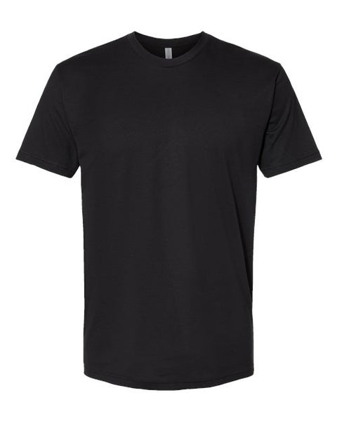 Next Level 3600 — Unisex Cotton T-Shirt — Black front