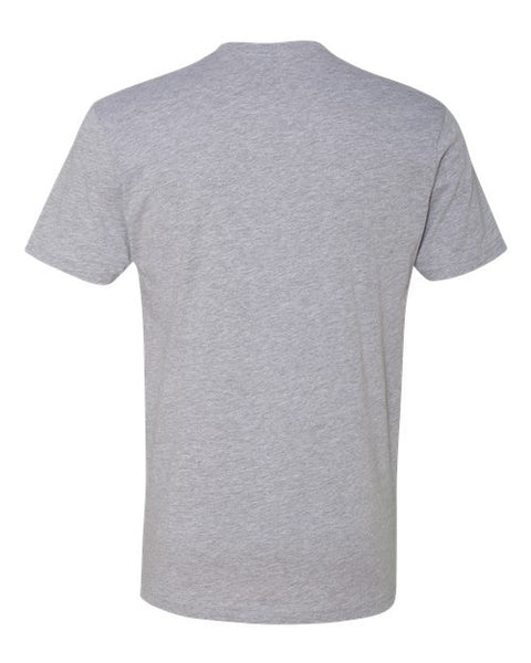 Next Level 3600 — Unisex Cotton T-Shirt — Heather Grey back