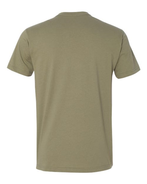 Next Level 3600 — Unisex Cotton T-Shirt — Light Olive back