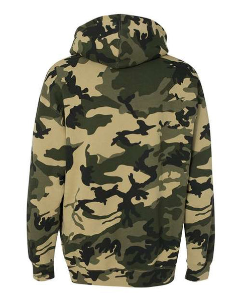 Independent Trading Co. IND4000 — Unisex Heavyweight Hooded Sweatshirt — Army Camo back