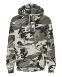 Independent Trading Co. IND4000 — Unisex Heavyweight Hooded Sweatshirt — Snow Camo front
