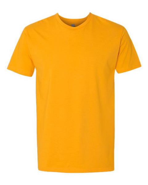 Next Level 3600 — Unisex Cotton T-Shirt — Gold front