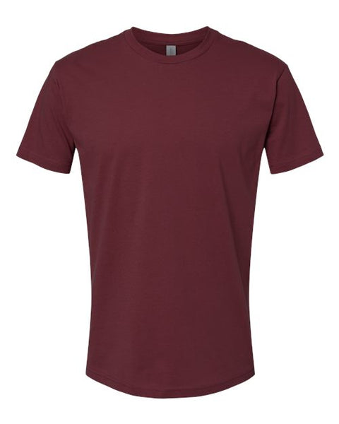 Next Level 3600 — Unisex Cotton T-Shirt — Maroon front