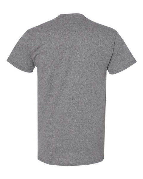 Gildan 5000 — Unisex Heavy Cotton™ T-Shirt — Graphite Heather back