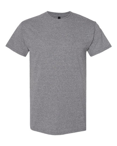 Gildan 5000 — Unisex Heavy Cotton™ T-Shirt — Graphite Heather front