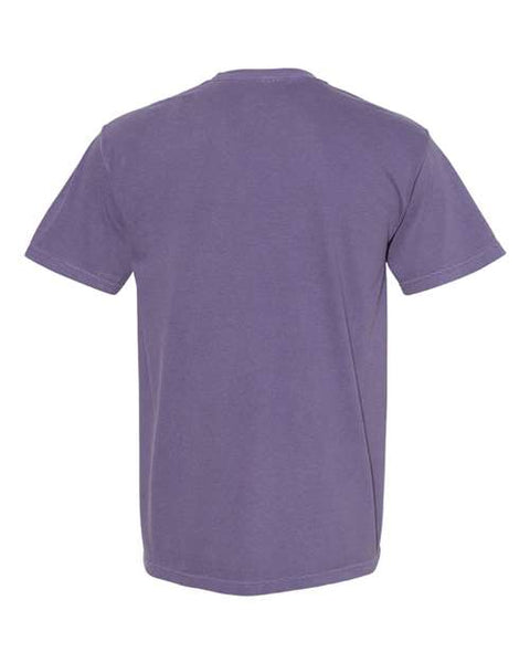 Comfort Colors 1717 — Unisex Garment-Dyed Heavyweight T-Shirt — Grape back