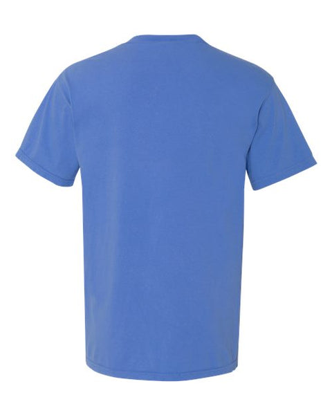 Comfort Colors 1717 — Unisex Garment-Dyed Heavyweight T-Shirt — Mystic Blue back