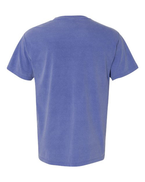 Comfort Colors 1717 — Unisex Garment-Dyed Heavyweight T-Shirt — Periwinkle back