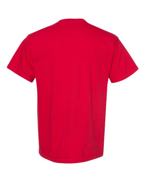 Comfort Colors 1717 — Unisex Garment-Dyed Heavyweight T-Shirt — Red back