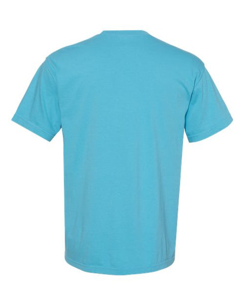 Comfort Colors 1717 — Unisex Garment-Dyed Heavyweight T-Shirt — Sapphire back
