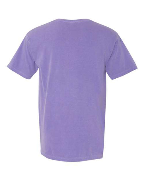 Comfort Colors 1717 — Unisex Garment-Dyed Heavyweight T-Shirt — Violet back