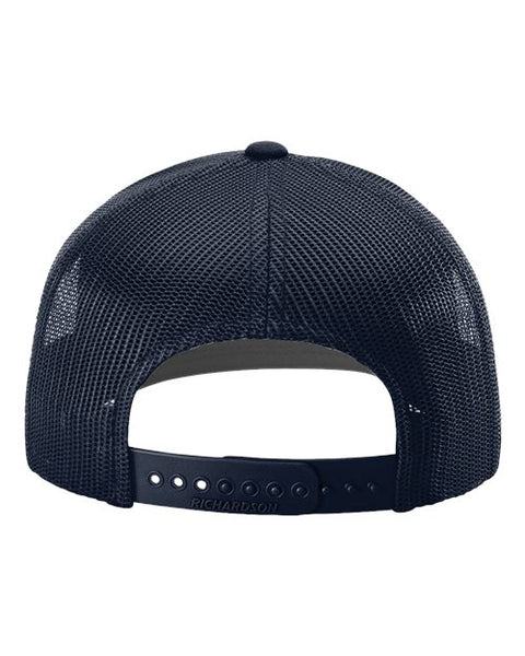 Richardson 112 — Snapback Trucker Cap — Navy back