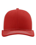 Richardson 112 — Snapback Trucker Cap — Red/ White front