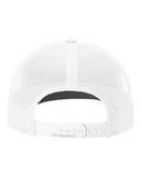 Richardson 112 — Snapback Trucker Cap — White back