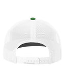 Richardson 112 — Snapback Trucker Cap — Kelly/ White back