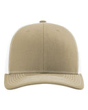 Richardson 112 — Snapback Trucker Cap — Khaki/ White front