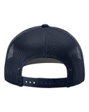 Richardson 112 — Snapback Trucker Cap — White/ Navy back