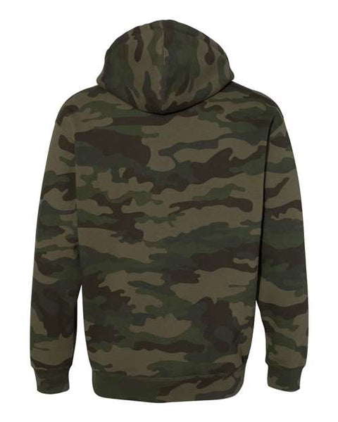 Independent Trading Co. IND4000 — Unisex Heavyweight Hooded Sweatshirt — Forest Camo back