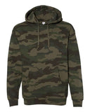 Independent Trading Co. IND4000 — Unisex Heavyweight Hooded Sweatshirt — Forest Camo front