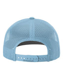 Richardson 112 — Snapback Trucker Cap — Columbia Blue back