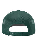 Richardson 112 — Snapback Trucker Cap — Dark Green back