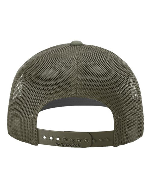 Richardson 112 — Snapback Trucker Cap — Loden back