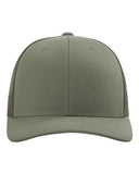 Richardson 112 — Snapback Trucker Cap — Loden front