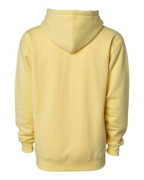 Independent Trading Co. IND4000 — Unisex Heavyweight Hooded Sweatshirt — Light Yellow back
