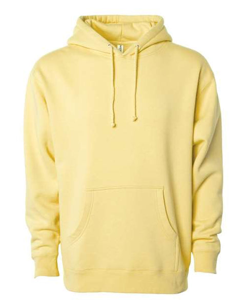 Independent Trading Co. IND4000 — Unisex Heavyweight Hooded Sweatshirt — Light Yellow front