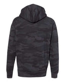 Independent Trading Co. IND4000 — Unisex Heavyweight Hooded Sweatshirt — Black Camo back