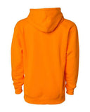 Independent Trading Co. IND4000 — Unisex Heavyweight Hooded Sweatshirt — Safety Orange back
