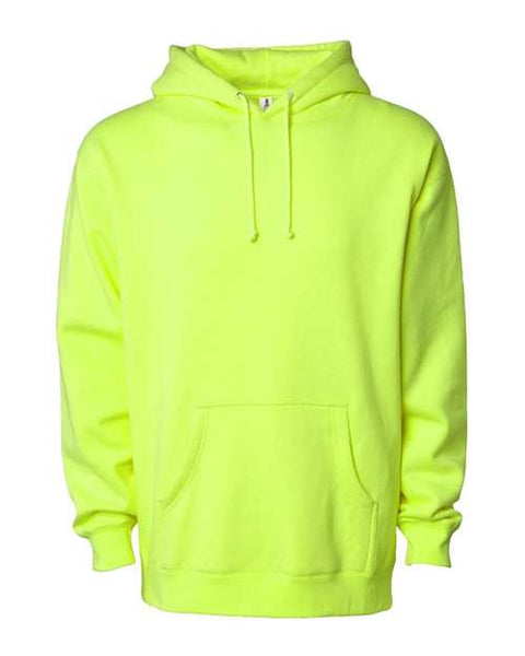 Independent Trading Co. IND4000 — Unisex Heavyweight Hooded Sweatshirt — Safety Yellow front