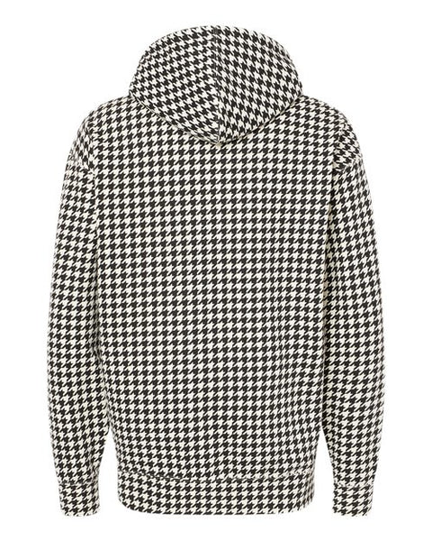 Independent Trading Co. IND4000 — Unisex Heavyweight Hooded Sweatshirt — Houndstooth back