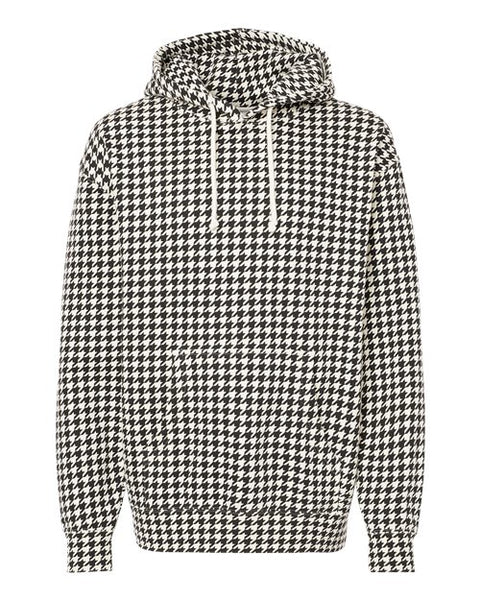 Independent Trading Co. IND4000 — Unisex Heavyweight Hooded Sweatshirt — Houndstooth front