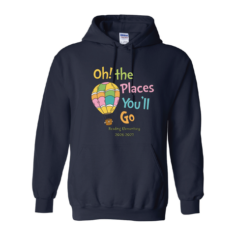 Reading Theme Hoodie
