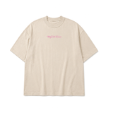 Cream Love Means Nothing T-Shirt (Front and Back)