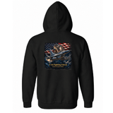 F-16 Falcon Zip Hooded Sweatshirt