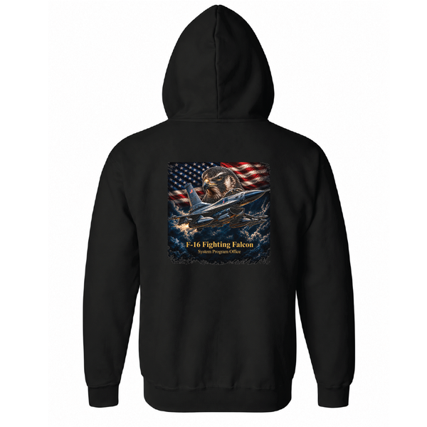 F-16 Falcon Zip Hooded Sweatshirt