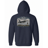F-16 Wright-Patterson Zip Hooded Sweatshirt