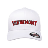 Embroidered Viewmont White Curved Bill Hat